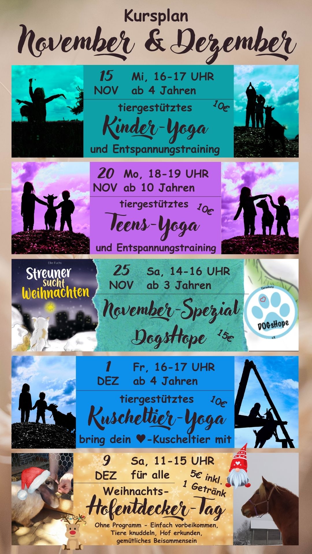 November und Dezember
