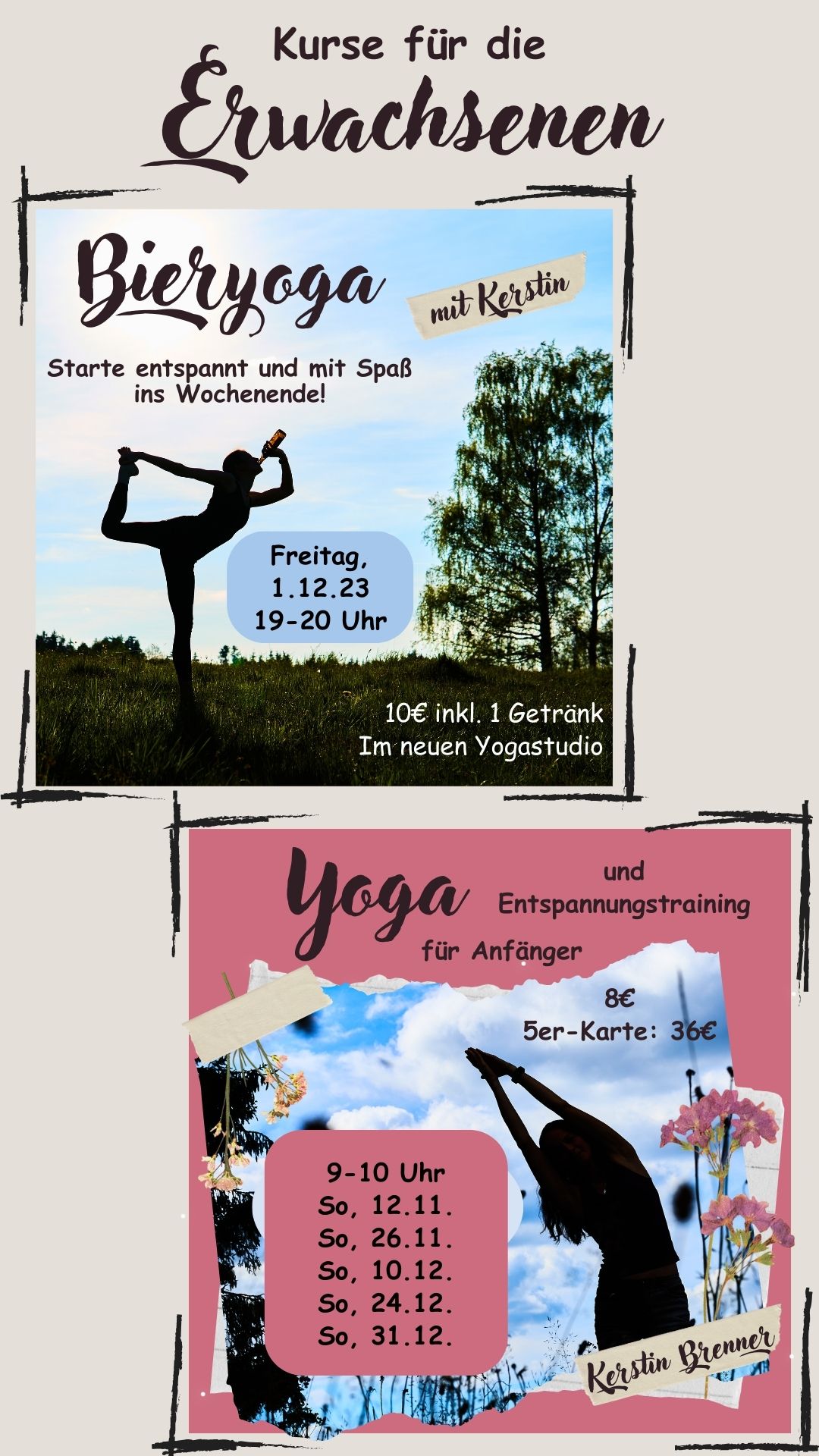 Yoga für Erwachsene